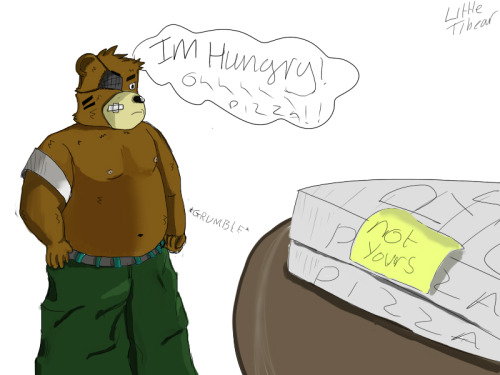 littletibear:  He’s a bit hungover x3