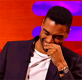 rege-jean:“REGÉ-JEAN PAGE is so hot that the fire alarms goes off!” — Graham Norton
