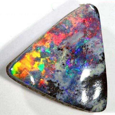 1.9 CTS BOULDER OPAL POLISHED STONE  #opal #gemstone #color #rainbow #instaOpal #instagem #love #gre