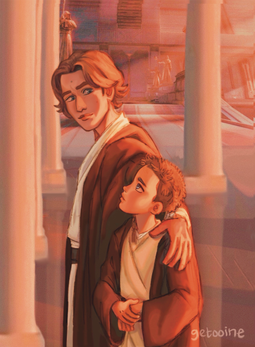 Two Generations Of Skywalker…and The Long-suffering Soul Who Has To Look Out For Them
