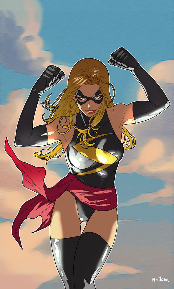 animatedpics:  superheroes-or-whatever:  Superheroines by amilcar-pinna  (via TumbleOn)