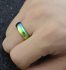 numberonerunawaystudentfan:  Adjustable Fashion Rings.  Colorful Titanium Ring  