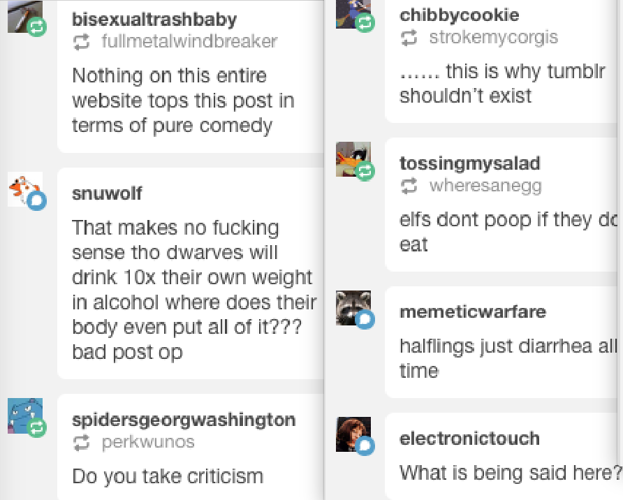 bonehandledknife: spirit-of-science:  perkwunos: Dwarves shit huge and pee little…