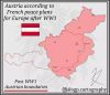 Austria according to French peace plans for Europe after WW1.
by sgp.maps