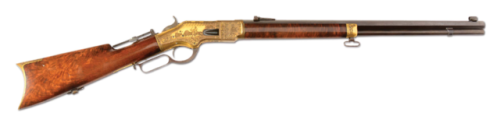 Factory engraved Winchester Model 1866 lever action rifle.from Morphy’s Auctions
