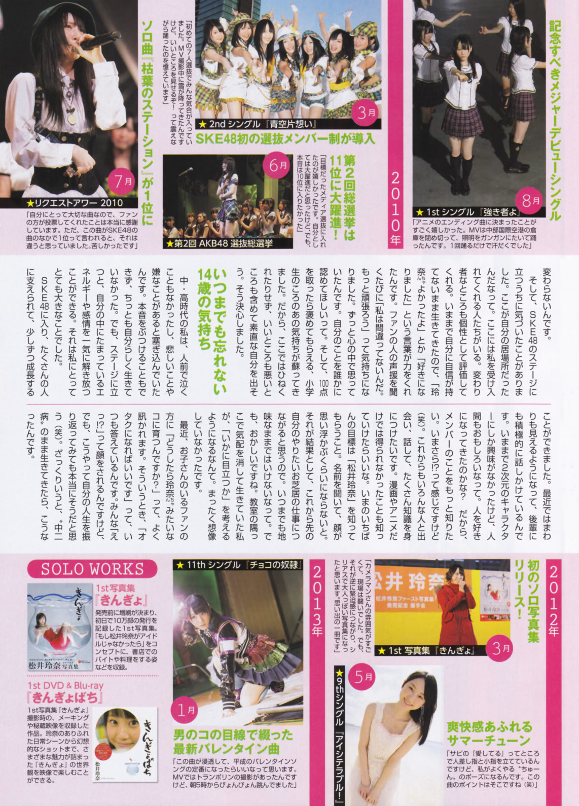thestage48:  FLASH 2013.4.30 まるっとれなちゃん。松井玲菜 
