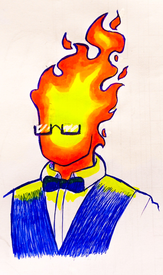 Not Much (good) Happening Right Now, So Have These Doodles From Work That Are Colored With Highlight