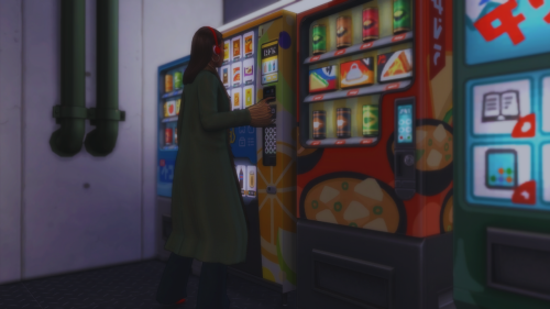 Just Wanted Some Cute Ss Of Her Using The Vending Machine...