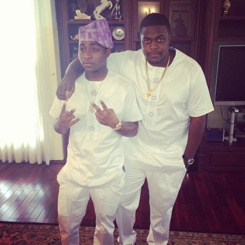 davido x his senior brother, Adewale Adeleke