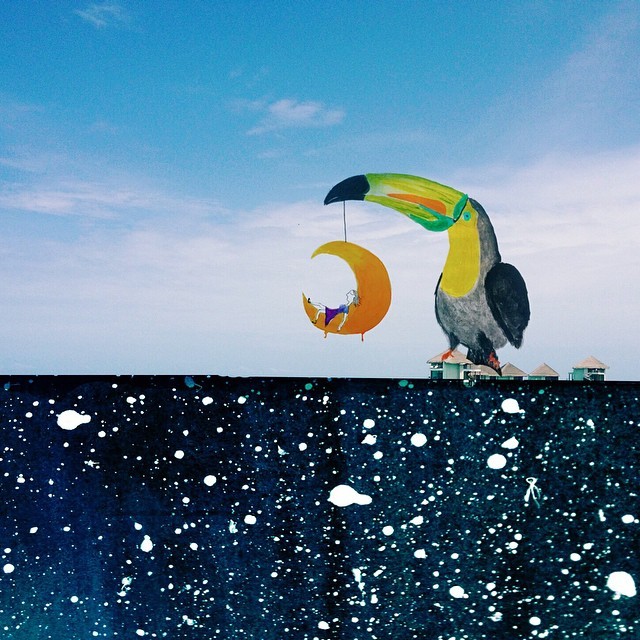 jedavu:  Colorful Illustrations Added to Photos Transform Reality into Fantasy Rio