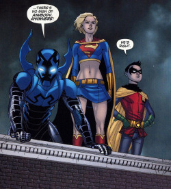 seinemajestat:  Haha, Damian must have the last word. [Supergirl v5 62] 