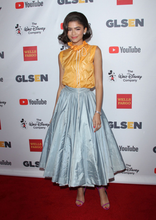 Zendaya attends the 2017 GLSEN Respect Awards on October 20, 2017 in Los Angeles, California.