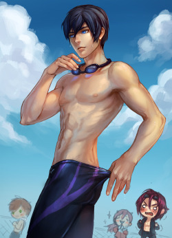 wishfulpotato:  Drew Haruka from Free! for