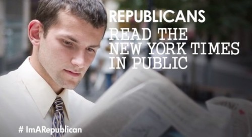 lostdoughnut: pancakelanding: The Republicans In ‘Republicans Are People Too’ Ad Are All