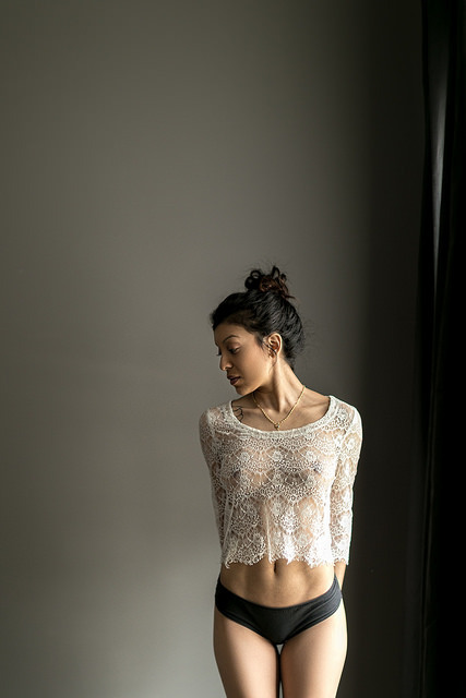 nobrarevolution:  Simplicity with Felicia by Ramon Jamar on Flickr.  Beauty is in