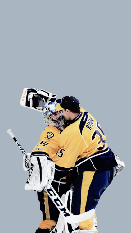 Pekka Rinne and Juuse Saros /requested by @kingkytchalla/