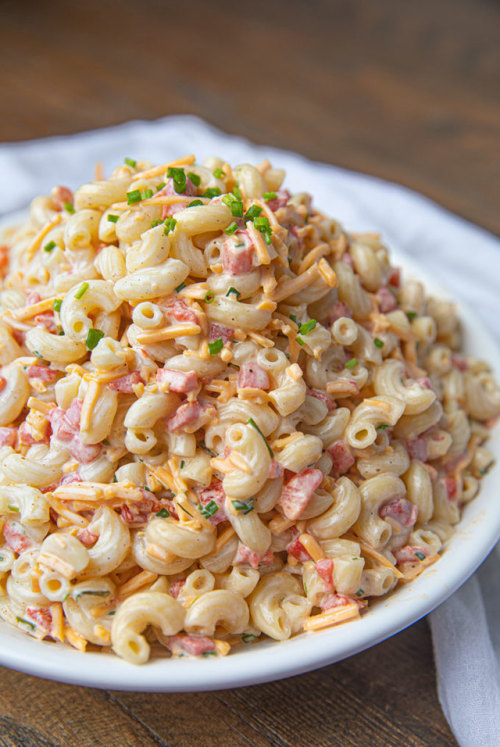 foodffs:Pimento Pasta Salad is a delicious take on a classic Macaroni Salad made with elbow macaroni