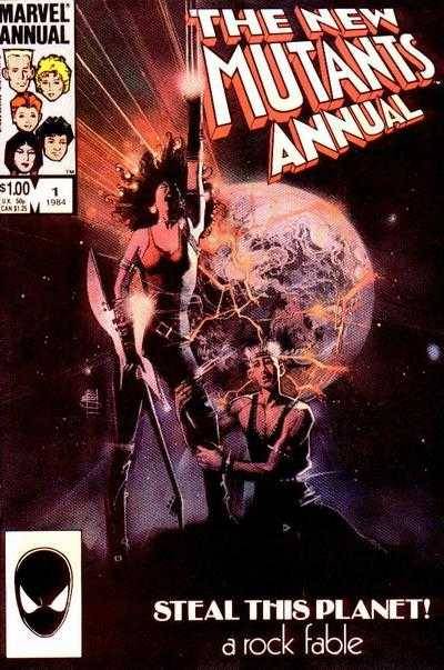 i-r-readcomics: New Mutants Annual Volume: 1 #1 The Cosmic Cannonball Caper Writers: Chris Claremont