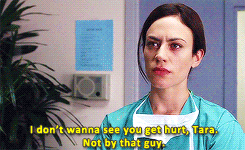 timrigginz:            ONE TARA KNOWLES SCENE PER EPISODE↳ 1x05 - “Giving Back”           