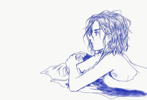 joyjuhee: Arya (maybe around 13-14) Jon always mentions how Arya’s hair was messy like a bird&