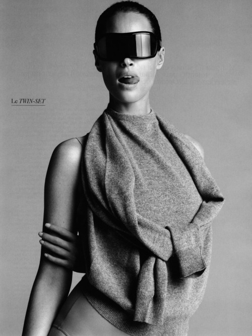 loueale:Vogue Paris October 2008 : Christy Turlington by Inez &amp; Vinoodh