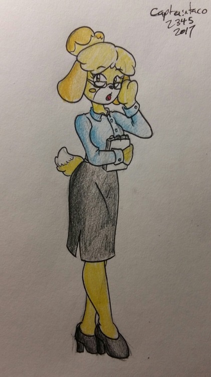 Isabelle is cute, but professional Isabelle is sexy. 