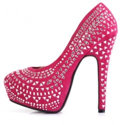 lovely-shoes:  Pretty high heels pumps elegant decorate drill women banquet shoes 