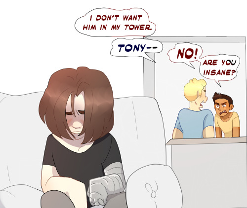 ask-thelittleheros:Bucky: I’m either deeply terrified or head over heels for ‘er. Not su