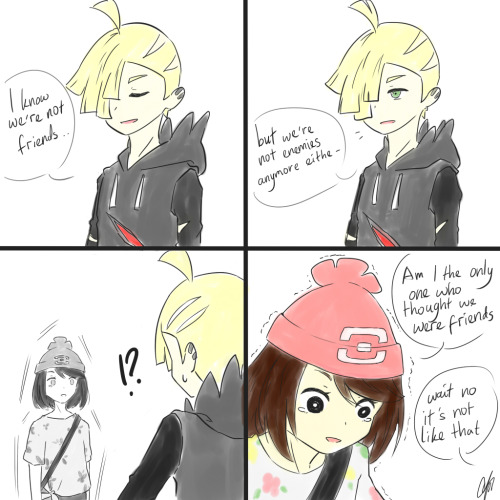 cylo-kun: Come on Gladion we’re totally friends