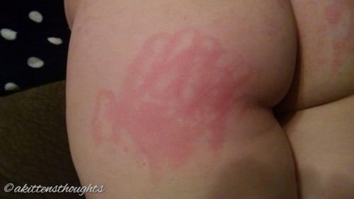 akittensthoughts:  Some light spanking! porn pictures