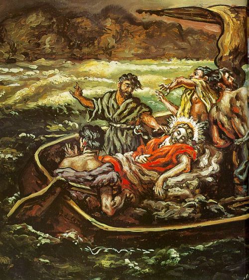 Christ and the Storm, 1914, Giorgio de Chirico