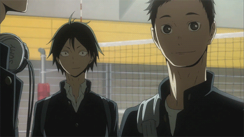 amesubs:   Karasuno High Male Volleyball Team  senpais please notice me (*´Д`*)ﾎﾟﾎﾟﾝｯ