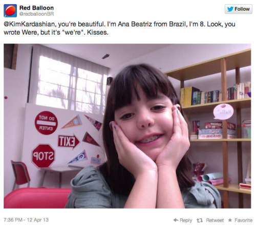 buzzfeed:  These Brazilian kids have been learning English by gently correcting celebrities’ grammar on Twitter.  