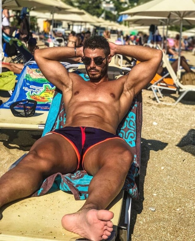 Speedobuttandtaint:stratisxx:another Greek Stud In Mykonos Speedobuttandtaint Hot