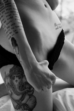 writerbrian:  Tattoos are like lingerie, except they stay on after the foreplay. 