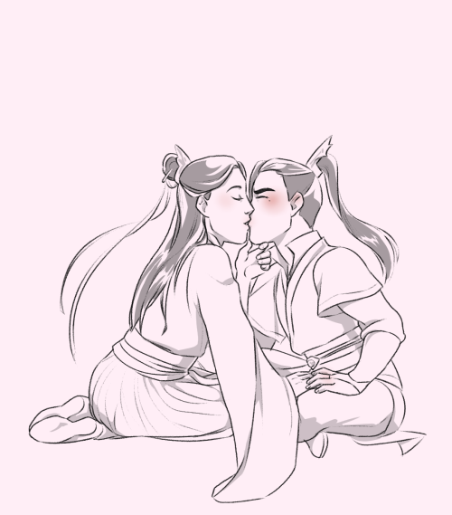 Me and my friend collaborated for Liushen week! Check out these scenes and more in her fic: Tired of