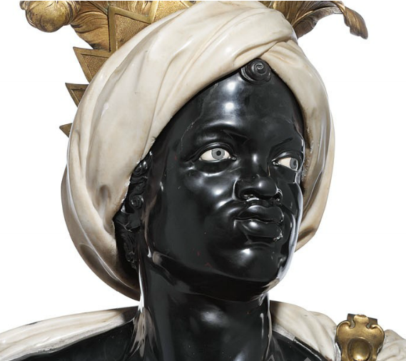 medievalpoc:  2014 Best of Medievalpoc: Portrait Busts Head of a Frowning Black Man;
