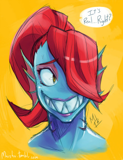 Marshu:  Wanted To Draw Some Sharp Teeth. 