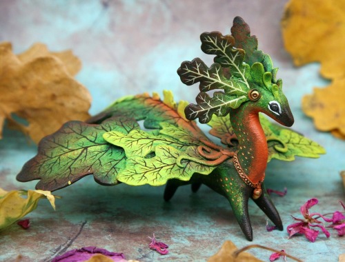 sosuperawesome:Oak, Monstera and Thistle DragonsDemiurgus Dreams on Etsy