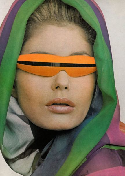 Model Kecia Nyman photographed by Bert Stern for US Vogue, 1965.