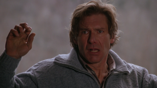 howardhawkshollywoodannex:Harrison Ford, Julianne Moore and Tommy Lee Jones in The Fugitive (1993), 