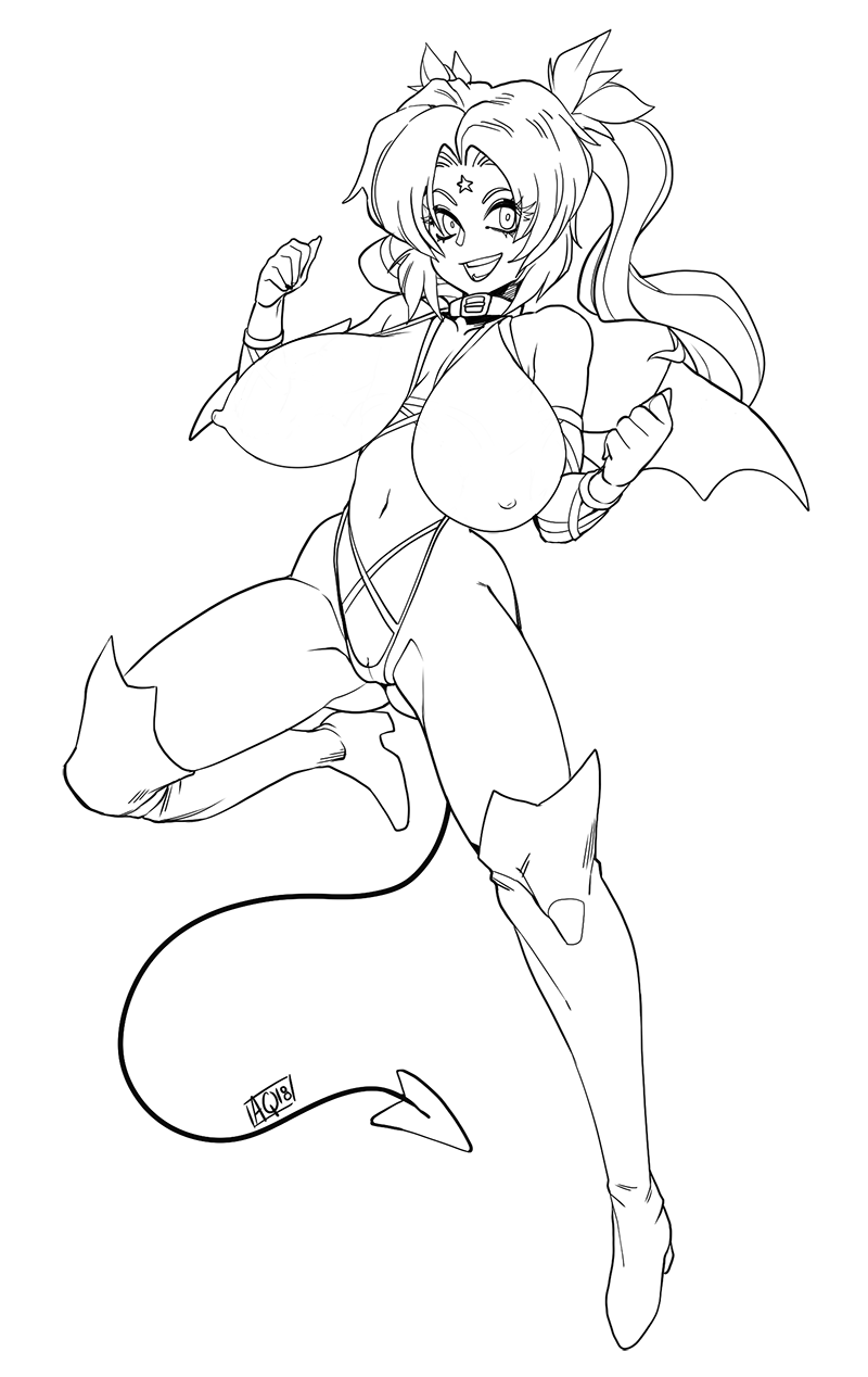 pornyguts: this is based off some random cute ass 90′s figure we have in the house