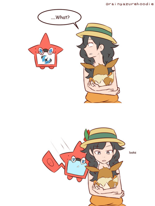 rainyazurehoodie:That is something about Eevee I didn’t need to know, Ultra Moon Dex.Little ex