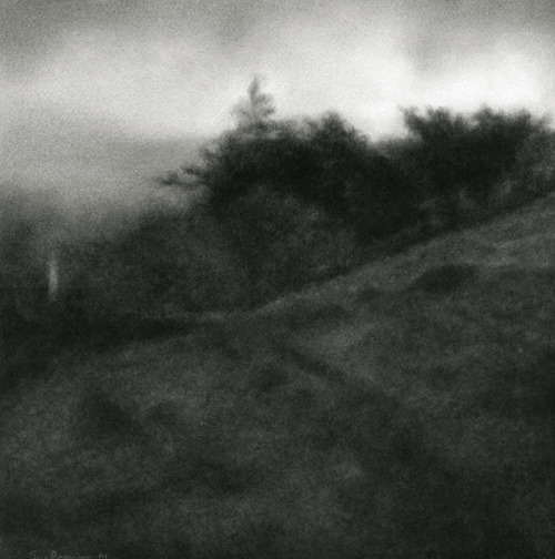 Sue Bryan, Time and Place III, 2014charcoal &amp; carbon on arches mounted on wood12 x 12 in.