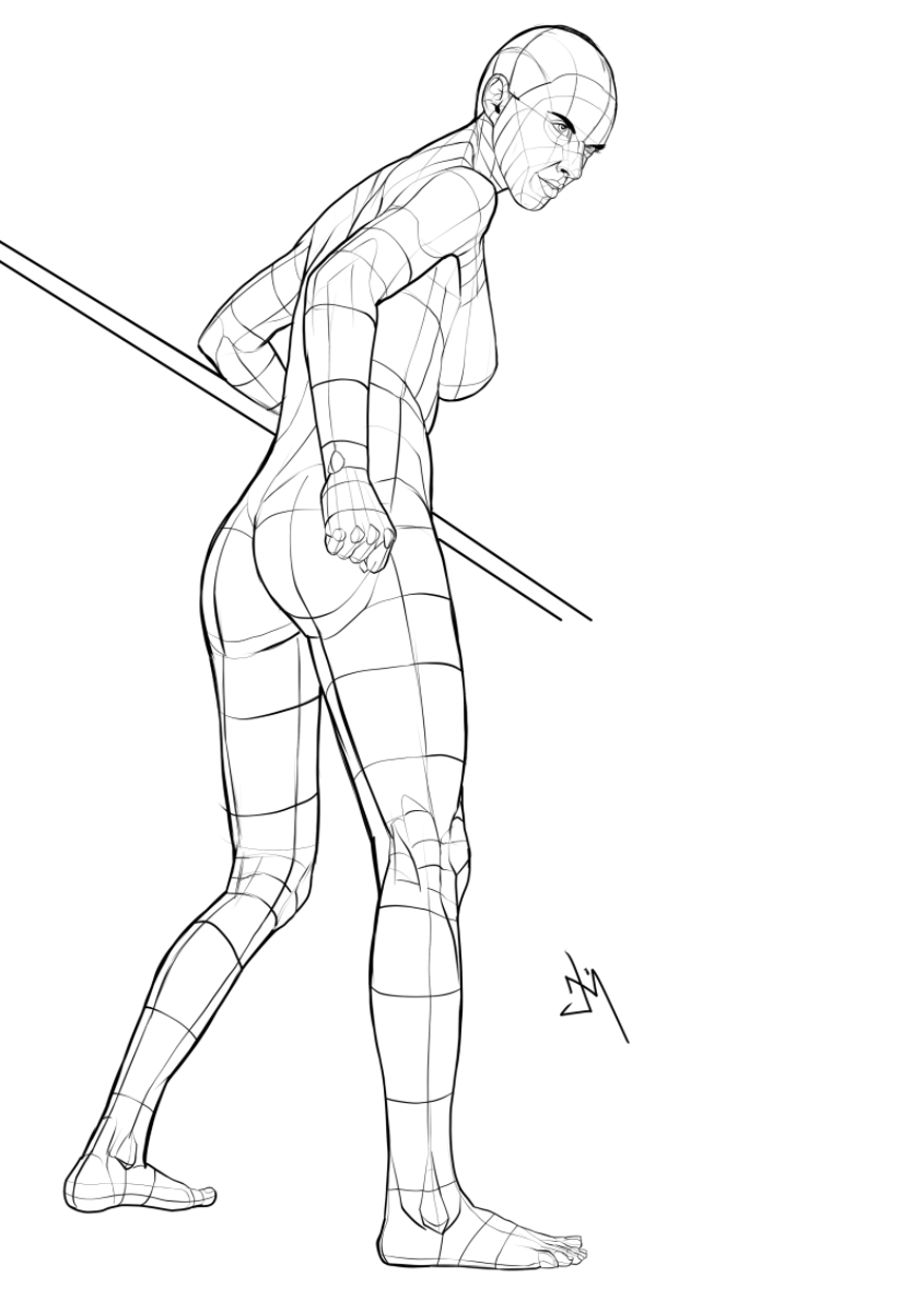 Female Standing Poses - Excited female standing pose | PoseMy.Art