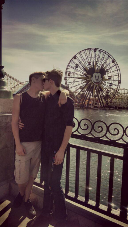 prince-of-desire: It really was the happiest place on earth with my babe you-and-me-always-young tod