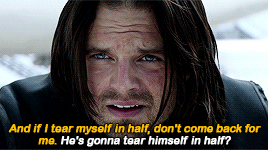 theironman:Bucky Barnes in Captain America: Civil War (2016).