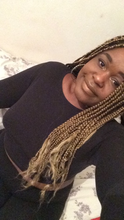 pdfprincess:  First time going blond and trying to regain a pain free scalp 😊😭✨