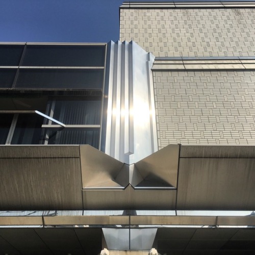 The highly enigmatic front façade of Shin’ichi Okada’s Shinjuku Historical Museum, Tokyo