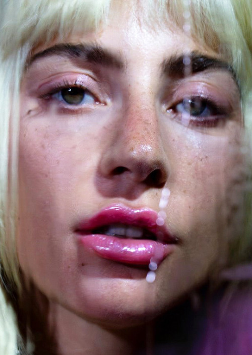 Lady Gaga photographed by Marilyn Minter for The New York Times.I asked Gaga later what we can expec